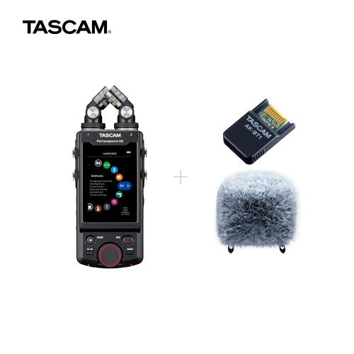 [TASCAM] Portacapture X8 + AK-BT1 + WS-86 패키지 상품
